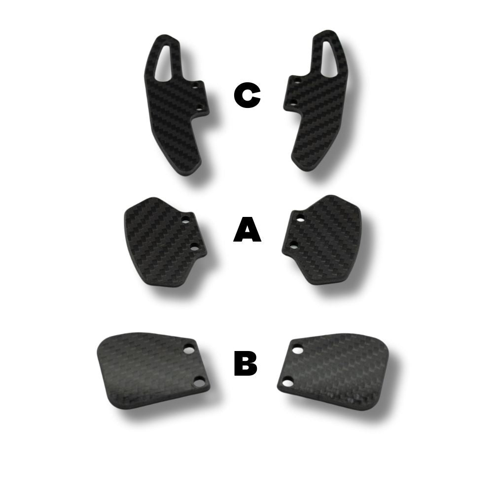 Universal Magnetic Paddles PRO for Custom Steering Wheels - Carbon Fiber
