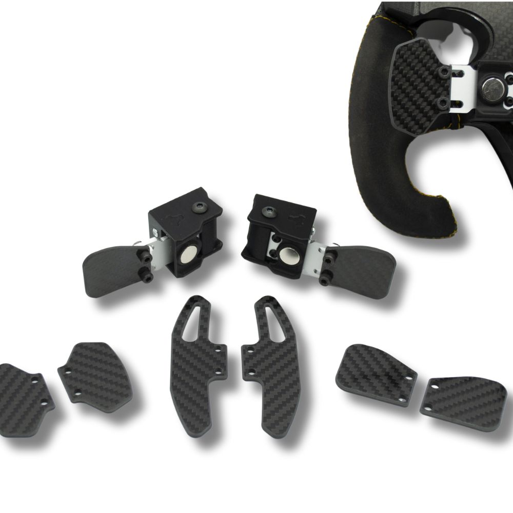 Universal Magnetic Paddles for Custom Steering Wheels