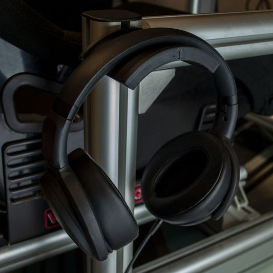Headphone Stand for Sim Racing Rig [For ALL, Next Level Racing, Trak Racer, SimRIGS, Playseat]