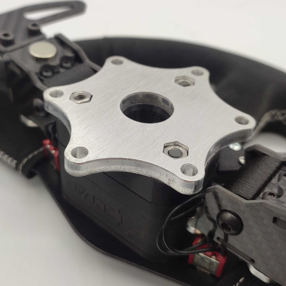 Hub Adapter from 50.8mm to 70mm [3DRap Vintage Steering Wheels]