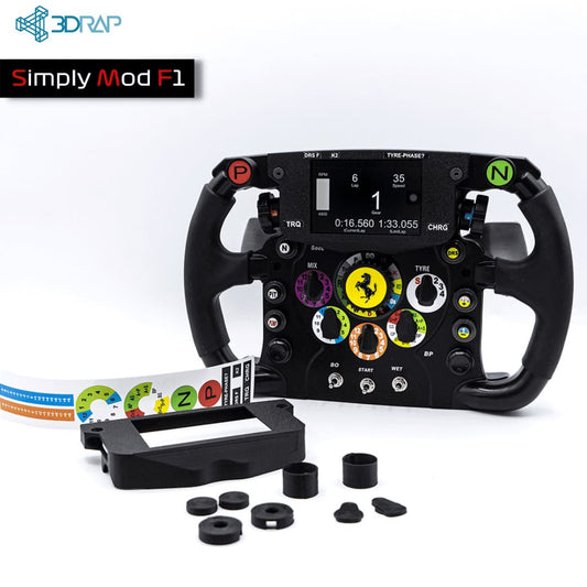 F1 Wheel AddOn Restyling Kit & Dashboard [Thrustmaster F1 AddOn] (PC, PS, XBox)