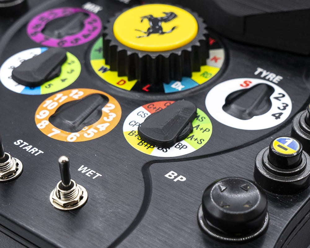 F1 Wheel AddOn Restyling Kit & Dashboard [Thrustmaster F1 AddOn] (PC, PS, XBox)