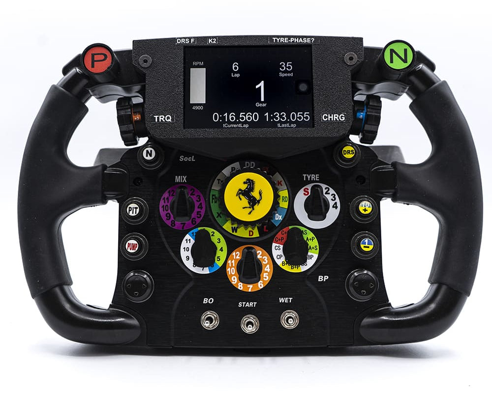 F1 Wheel AddOn Restyling Kit & Dashboard [Thrustmaster F1 AddOn] (PC, PS, XBox)
