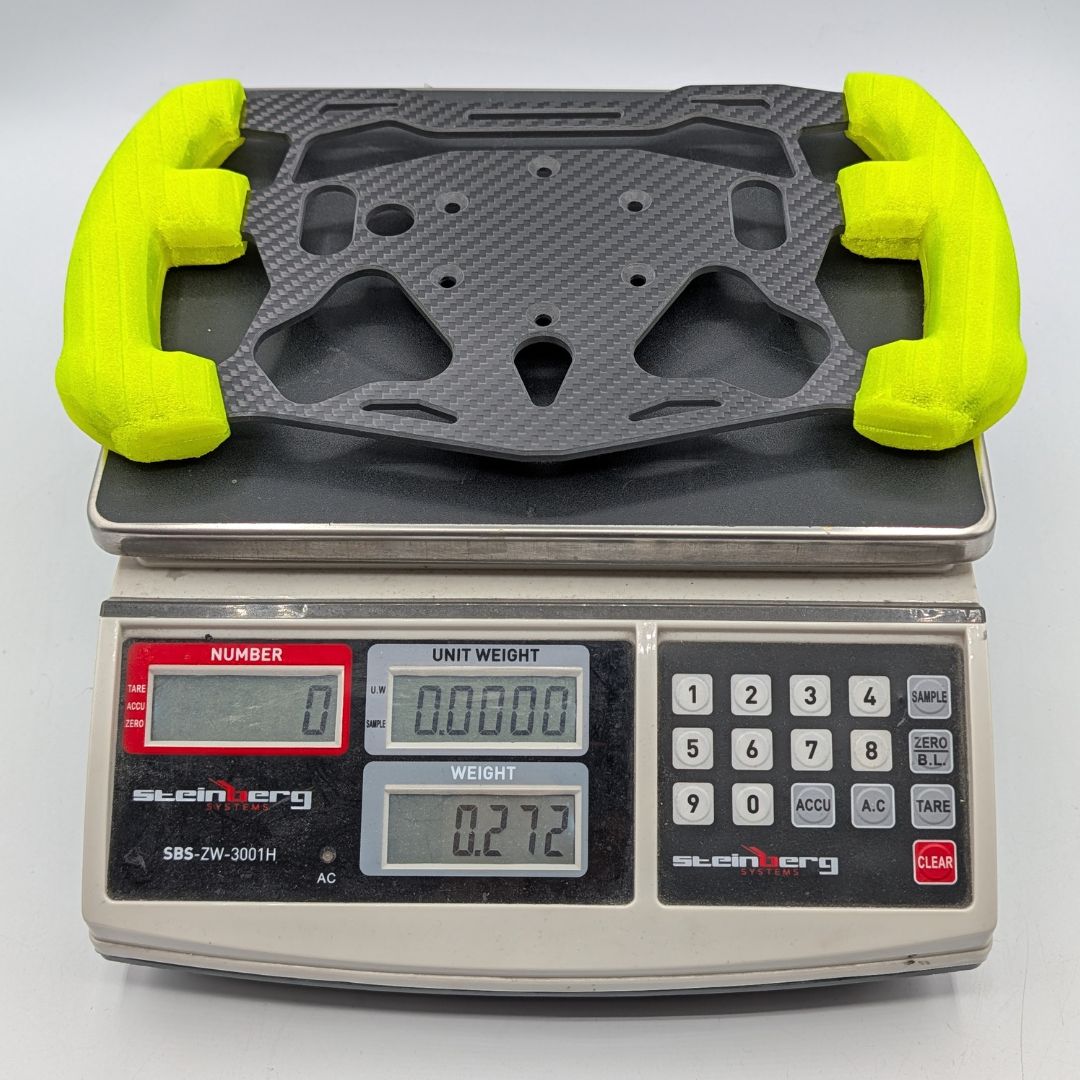 LightWeight Carbon F1 / GT Wheel for [Logitech RS Wheel HUB, G PRO, RS50] (PC, PS, XBox)