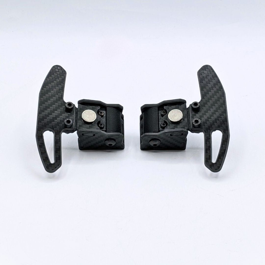 Universal Magnetic Paddles PRO for Custom Steering Wheels - Carbon Fiber