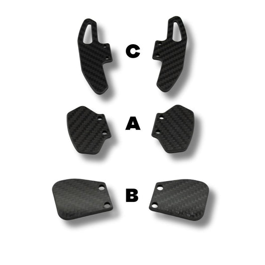 Universal Magnetic Paddles PRO for Custom Steering Wheels - Carbon Fiber