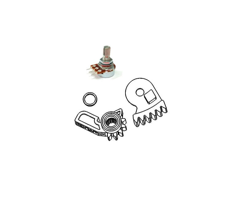 Potentiometer Replacement KIT - Logitech Pedals solution by 3DRap [Logitech] (PC)