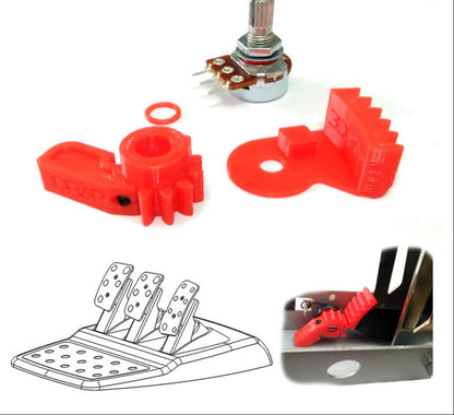 Potentiometer Replacement KIT - Logitech Pedals solution by 3DRap [Logitech] (PC)