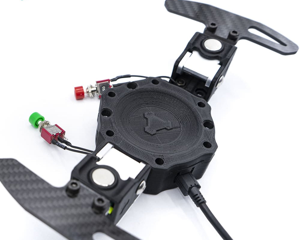 Simple HUB Adapter 70mm with BUTTONS and PADDLES [QR PCD 70mm] (PC)